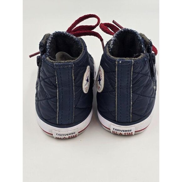 Converse Chuck Taylor All Star Toddler Size 7 Quilted Navy Shoes - Picture 4 of 8